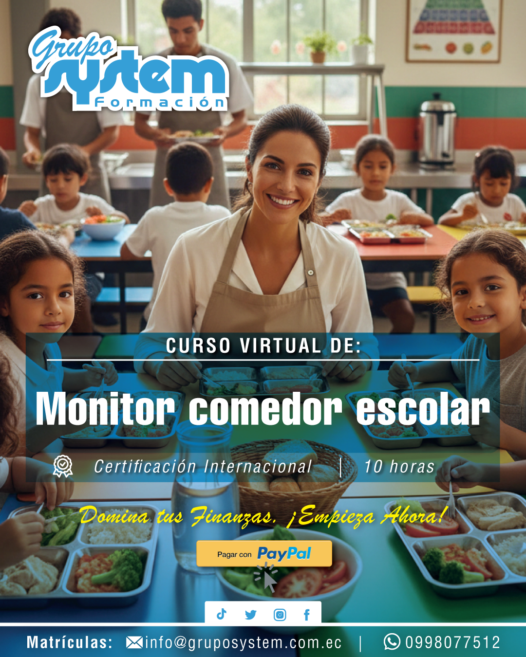 Monitor comedor escolar Monitor comedor escolar